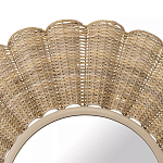 Зеркало круглое в плетеной раме Reed Mirror варинант исполнения - 2 | Loft Concept в Костроме