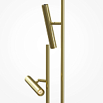 Напольный торшер светодионый золотой Lumen Duo варинант исполнения - 2 | Loft Concept в Костроме