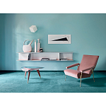 Дизайнерская подвесная полка Gio Ponti D.355.1 - D.355.2 Hanging Bookcase варинант исполнения - 3 | Loft Concept в Костроме