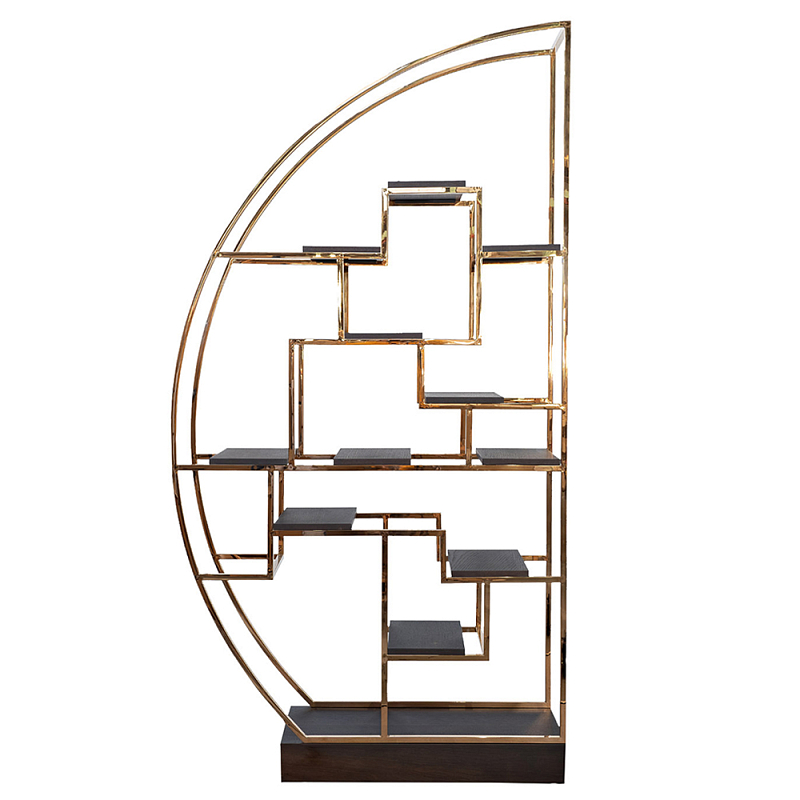 Стеллаж полусфера Golden Sail Розовое золото Коричневый Стеллаж полусфера Golden Sail Розовое золото Коричневый в Костроме | Loft Concept