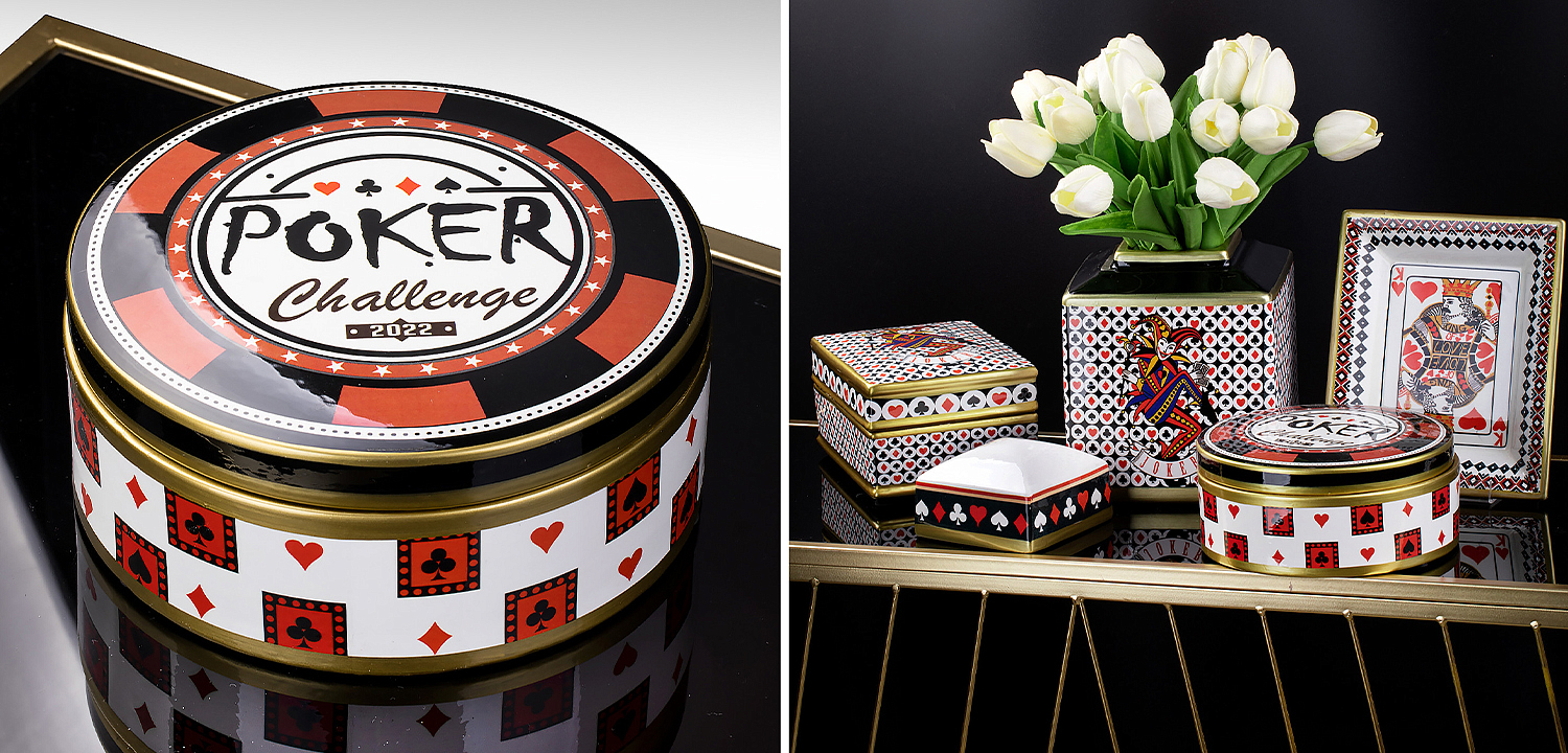 Шкатулка Poker Collection Box Шкатулка Poker Collection Box - Loft-Concept в Костроме