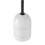 Кофейный столик с круглой чёрной столешницей и мраморным основанием Exquisite Practicality варинант исполнения - 3 | Loft Concept в Костроме