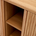 Буфет с 2-мя раздвижными дверцами из ясеневого шпона Toinette варинант исполнения - 3 | Loft Concept в Костроме