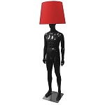 Лампа MALE MANNEQUIN LAMP с абажуром открытый позинг варинант исполнения - 1 | Loft Concept в Костроме