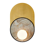Бра с каменным диском в металлической раме Sandstone Painting варинант исполнения - 1 | Loft Concept в Костроме