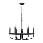 Люстра круглая с 6-ю лампами Kichler варинант исполнения - 8 | Loft Concept в Костроме