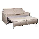 Диван двухместный раскладной светло-серый с кантом Pride варинант исполнения - 2 | Loft Concept в Костроме