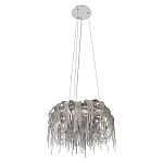 Люстра подвесная круглая с изогнутыми металлическими дугами и ниспадающими цепочками 65 см Atlantis Chain варинант исполнения - 12 | Loft Concept в Костроме