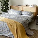 Постельное белье из сатина с рисунком 200х220 см Aurora Allure Sprout варинант исполнения - 3 | Loft Concept в Костроме