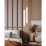 Подвесной светильник Cateline Brass Tube Hanging Lamp варинант исполнения - 2 | Loft Concept в Костроме