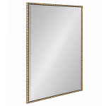 Зеркало прямоугольное в фактурной золотой раме Reflective Fabric варинант исполнения - 1 | Loft Concept в Костроме