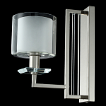 Бра с геометрическим каркасом из металла и цилиндрическим стеклянным плафоном Laurent варинант исполнения - 3 | Loft Concept в Костроме