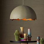 Подвесной светильник в форме купола с сочетанием золотого и оливкового цвета Eggshell варинант исполнения - 3 | Loft Concept в Костроме