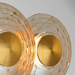 Бра из трех стеклянных фактурных дисков Eyepiece варинант исполнения - 4 | Loft Concept в Костроме