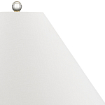 Настольная лампа овальная с тропическим принтом Stylized Aalm Leaves Motif варинант исполнения - 3 | Loft Concept в Костроме