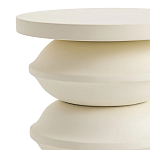 Фигурный приставной столик кремового цвета  AMORPHOUS варинант исполнения - 2 | Loft Concept в Костроме
