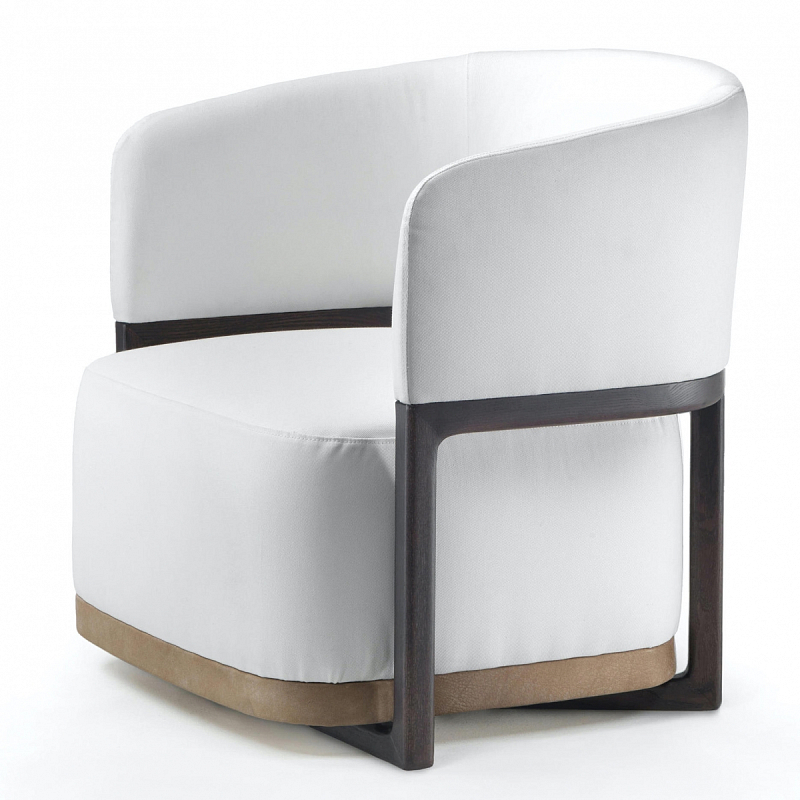 Кресло FRIDA Armchairs from Flexform Mood Белый Коричневый Бежево-серый Кресло FRIDA Armchairs from Flexform Mood Белый Коричневый Бежево-серый в Костроме | Loft Concept