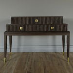 Премиальная Консоль с тремя ящиками Elsa Dreams Walnut варинант исполнения - 3 | Loft Concept в Костроме