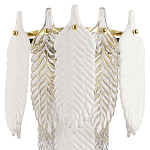 Бра с декором из рельефного стекла в виде перьев Abelia Feather Wall Lamp варинант исполнения - 3 | Loft Concept в Костроме