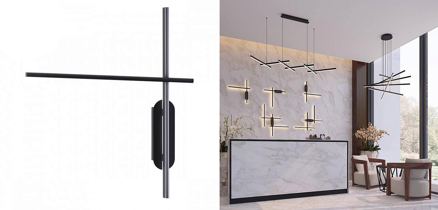 Бра Rolf Two Black Lines Бра Rolf Two Black Lines - Loft-Concept в Костроме