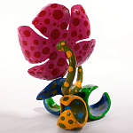 Декоративная статуэтка Yayoi Kusama Flowers that Bloom at Midnight Pink варинант исполнения - 2 | Loft Concept в Костроме