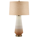 Настольная лампа фарфоровая с узором на корпусе Junction Place варинант исполнения - 3 | Loft Concept в Костроме