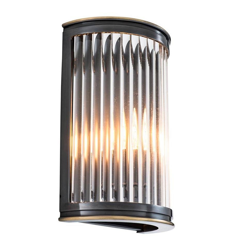 Бра Wall Lamp Alice Темная бронза Прозрачное Стекло Бра Wall Lamp Alice Темная бронза Прозрачное Стекло в Костроме | Loft Concept