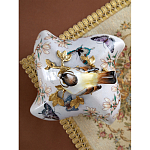 Шкатулка фиолетового цвета с рисунком бабочек и крышкой с фигуркой птицы на ветке Eden Garden варинант исполнения - 9 | Loft Concept в Костроме