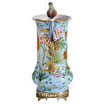 Ваза из фарфора с птицей на бронзовой ветке Garden of Eden варинант исполнения - 3 | Loft Concept в Костроме