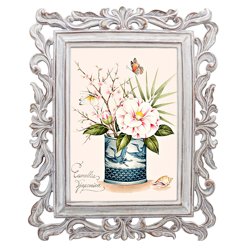 Постер Sakura Branch Poster Мульти Белый винтажная патина Постер Sakura Branch Poster Мульти Белый винтажная патина в Костроме | Loft Concept
