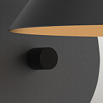 Бра с широким конусным плафоном с золотистой внутренней стороной Alora Mood варинант исполнения - 4 | Loft Concept в Костроме