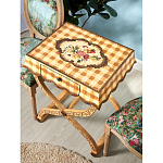 Приставной столик с ящиком в стиле ретро Vintage Rustic Tablecloth варинант исполнения - 7 | Loft Concept в Костроме