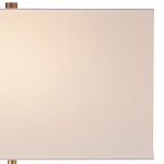 Торшер с прямоугольным абажуром на белом мраморном основании Asymmetry on Marble варинант исполнения - 3 | Loft Concept в Костроме