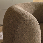 Дизайнерское полукруглое мягкое кресло CINNAMON Armchair варинант исполнения - 5 | Loft Concept в Костроме