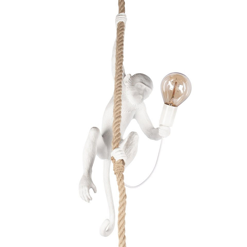 Подвесной светильник Monkey on a rope Белый Подвесной светильник Monkey on a rope Белый в Костроме | Loft Concept
