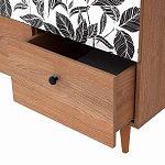 Шкаф с принтом Leaf bouquet варинант исполнения - 3 | Loft Concept в Костроме