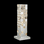 Настольная лампа прямоугольная с мозаичным хрустальным оформлением Sparks of Crystal варинант исполнения - 2 | Loft Concept в Костроме