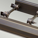 Светильник для картин с призматическим плафоном и двойными регулируемыми шарнирами Elstead Lighting варинант исполнения - 43 | Loft Concept в Костроме