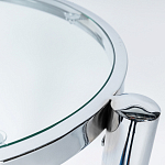 Приставной столик со стеклянной столешницей Deimos варинант исполнения - 2 | Loft Concept в Костроме