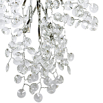 Бра с хрустальными подвесками на металлических ветках Fairytree Light Silver Wall Lamp варинант исполнения - 2 | Loft Concept в Костроме