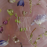 Шкатулка из эпоксидной смолы с цветами розовая Epoxy Resin Square Box Pink варинант исполнения - 3 | Loft Concept в Костроме