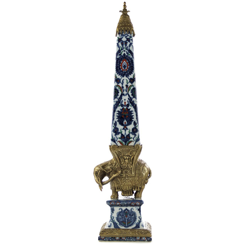 Фигурка The erected obelisk Бронза Белый Синий Красный Фигурка The erected obelisk Бронза Белый Синий Красный в Костроме | Loft Concept