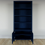 Книжный Стеллаж Elsa Dreams Blue с задней стенкой варинант исполнения - 4 | Loft Concept в Костроме