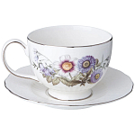 Чайный сервиз из фарфора с рисунком цветов на 6 персон 14 предметов Garden Whisper Porcelain Set  варинант исполнения - 3 | Loft Concept в Костроме