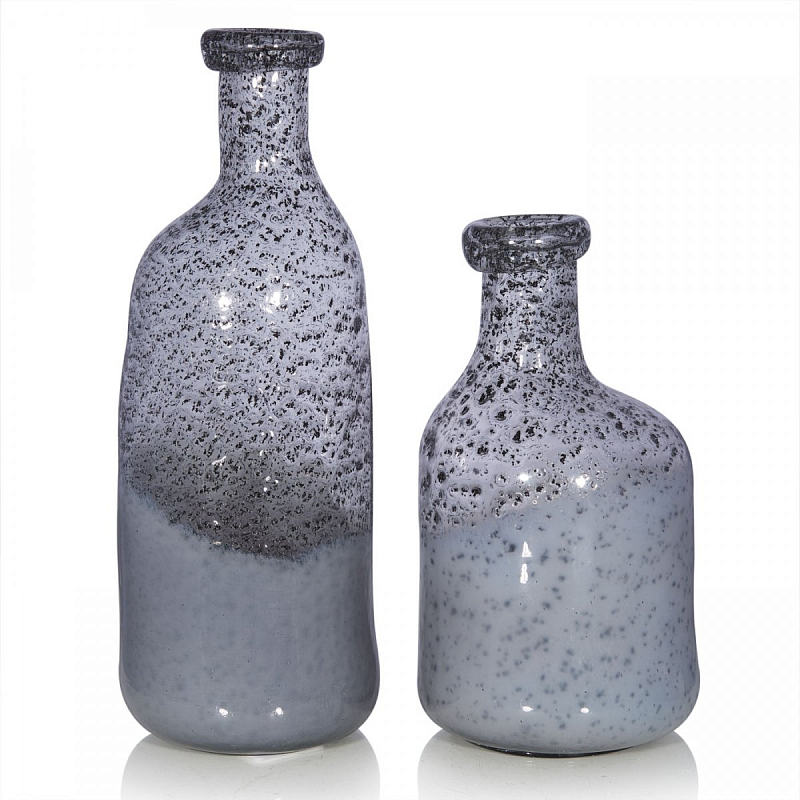 Ваза Glass Lava Серый (Gray) Ваза Glass Lava Серый (Gray) в Костроме | Loft Concept