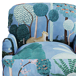 Дизайнерское классической формы на колесиках Trumann Armchair варинант исполнения - 4 | Loft Concept в Костроме