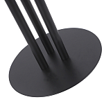 Настольная лампа с тремя прозрачными куполообразными плафонами и черным металлическим основанием Flos Wireline Lighting варинант исполнения - 2 | Loft Concept в Костроме