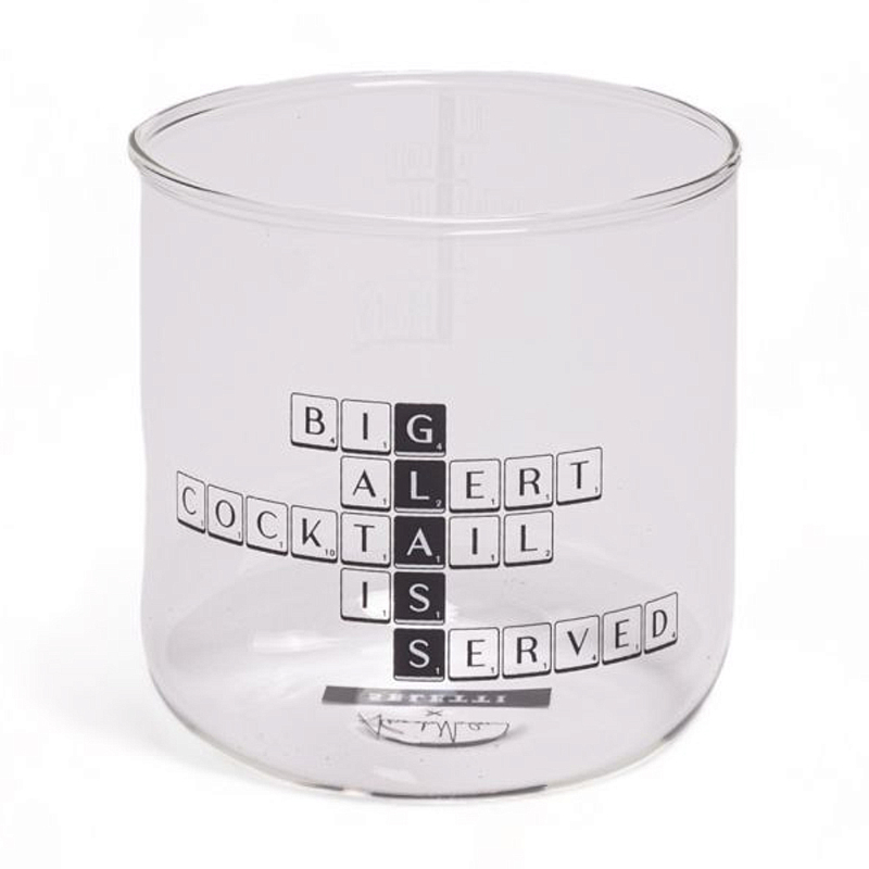 Стакан Seletti Cocktail Прозрачное Стекло Черный Стакан Seletti Cocktail Прозрачное Стекло Черный в Костроме | Loft Concept