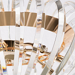 Бра золотого цвета с изогнутыми хрустальными элементами Radiant Ribbons варинант исполнения - 4 | Loft Concept в Костроме