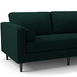 Мебельная ткань Шенилл темно-зеленый цвет 138 см T4-36 варинант исполнения - 10 | Loft Concept в Костроме